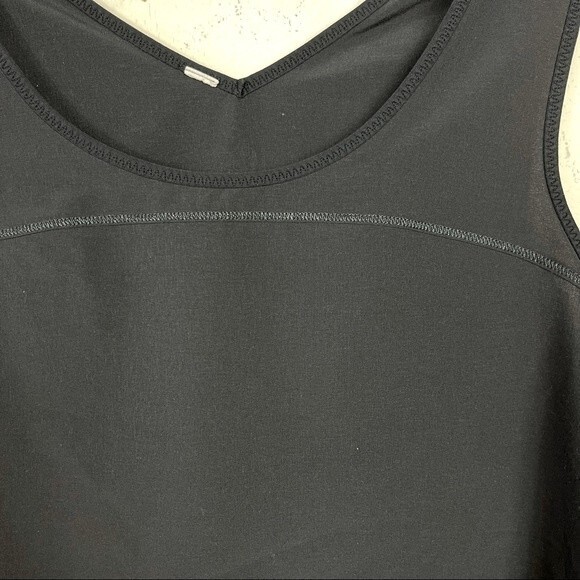 Lululemon Run: Split Singlet High Low Yoga Active Tank Top in Black 6 Yoga Gym - Picture 9 of 9